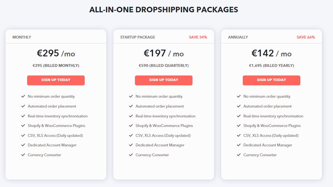 Les meilleurs fournisseurs dropshipping France et Europe :