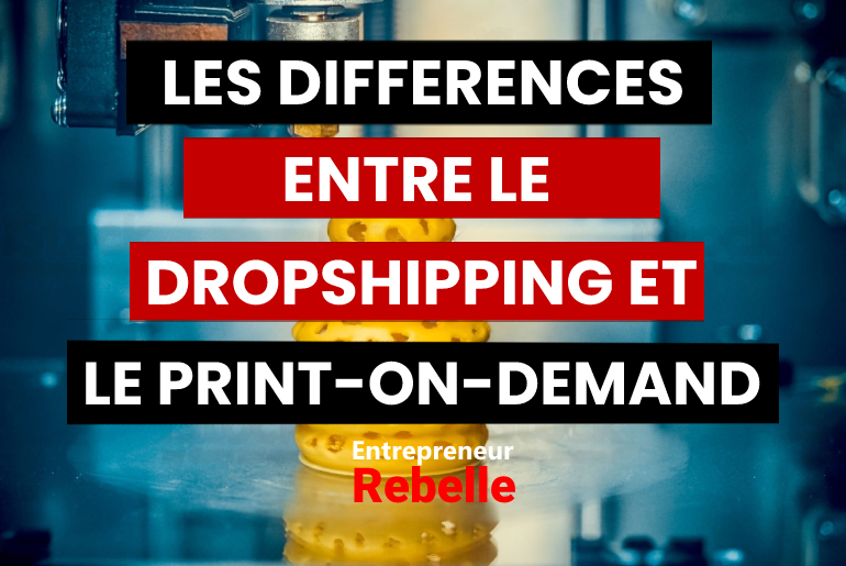 Dropshipping vs Print On Demand; différences entre dropshipping et impression à la demande