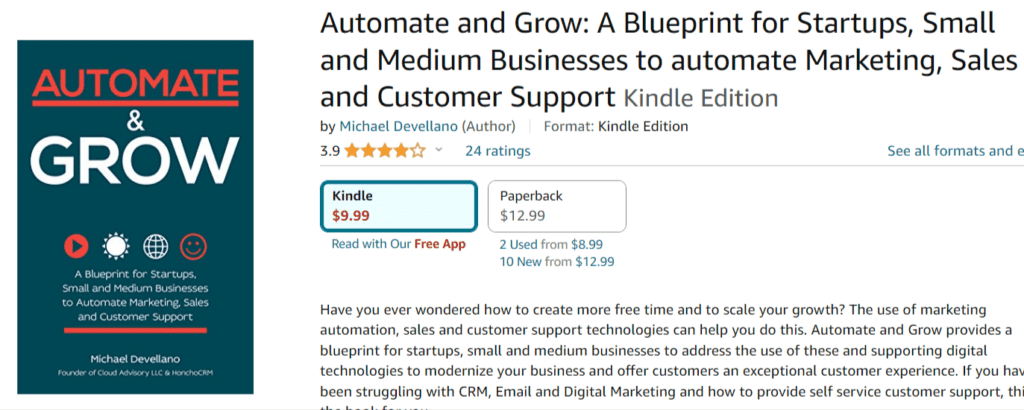 Les Meilleurs Livres sur le Dropshipping : Automate and Grow par Michael Devellano