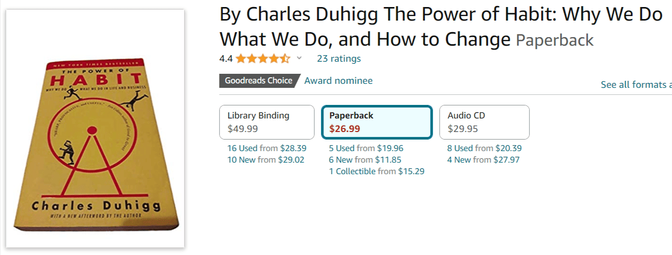  Les Meilleurs Livres sur le Dropshipping : The Power of Habit: par Charles Duhigg